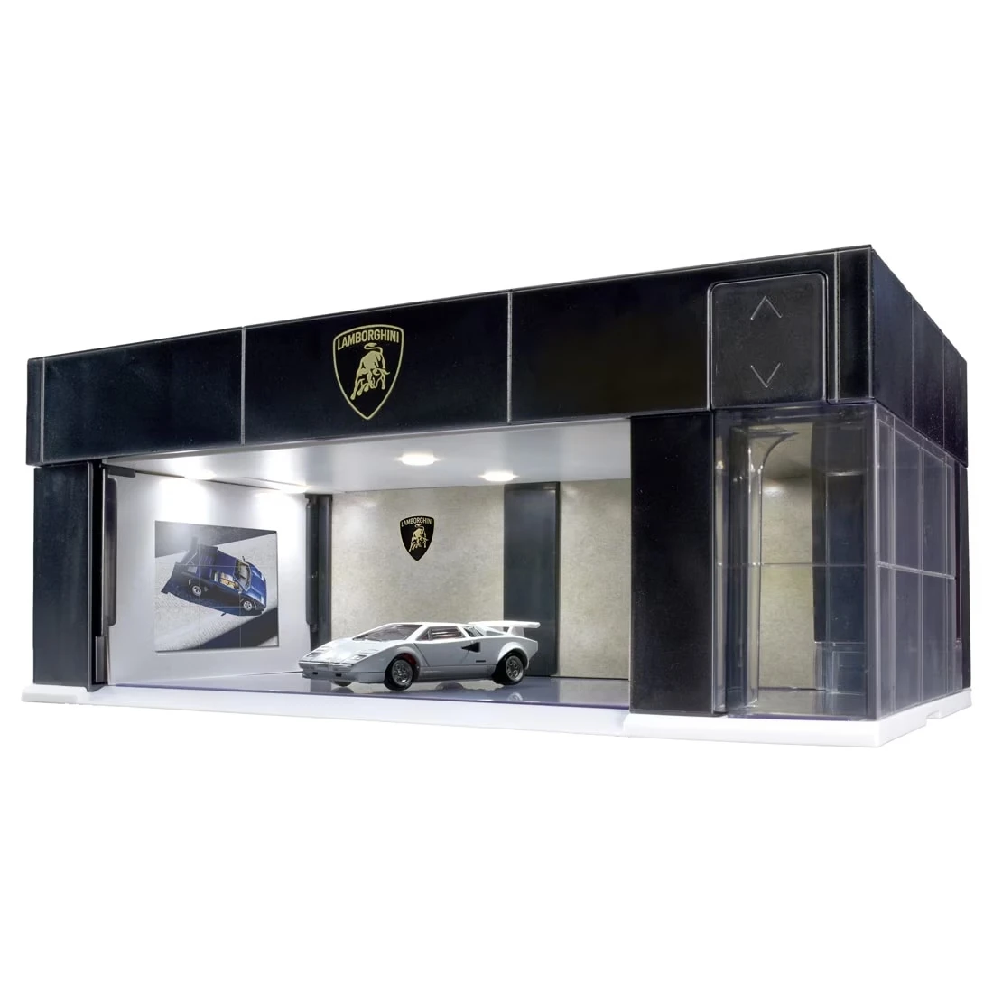 Tomica Premium 電動車庫 藍寶堅尼版 附藍寶堅尼 LP500 S