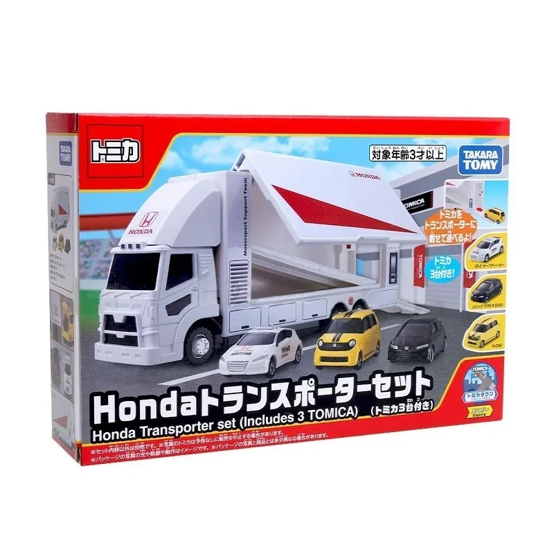 Tomica 運輸車組 附三台小車