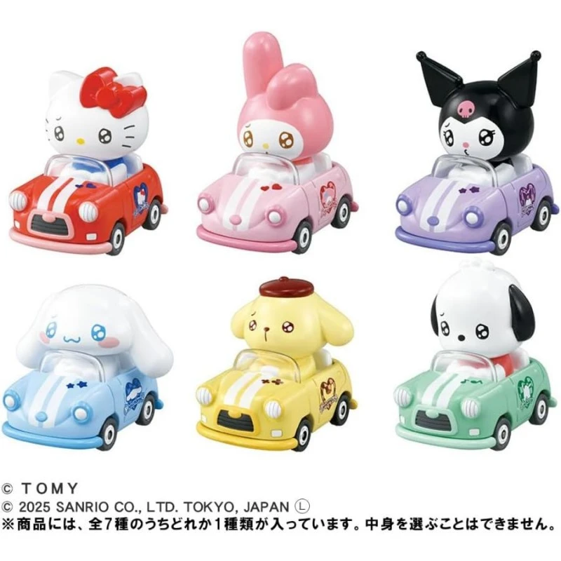 Tomica TUNES 三麗鷗 小車盲盒 Vol.1 一中盒六入