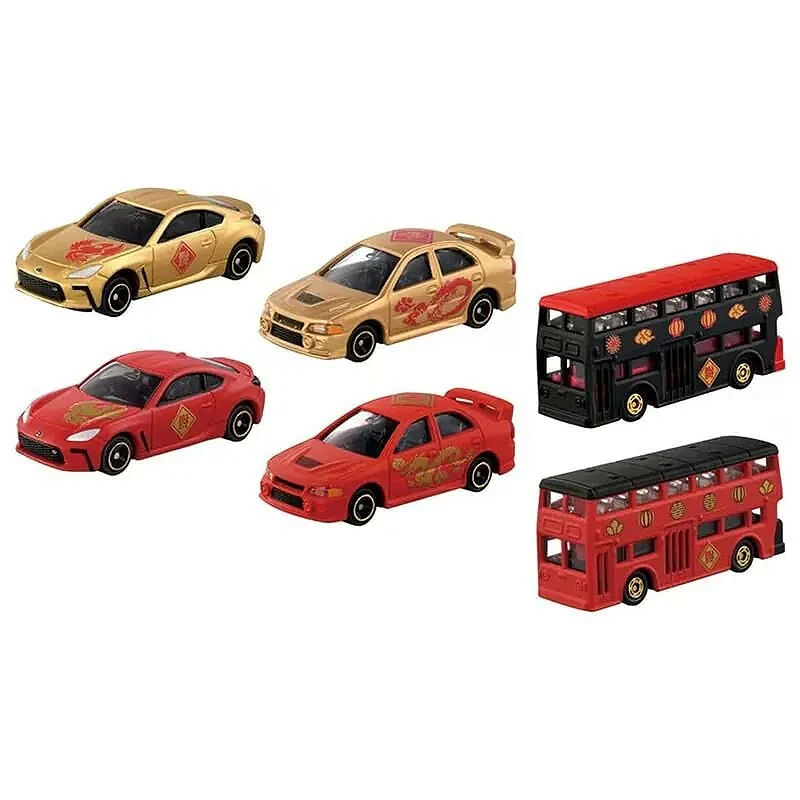 Tomica 2025 新春紀念車款抽抽樂 亞洲版 一中盒六入