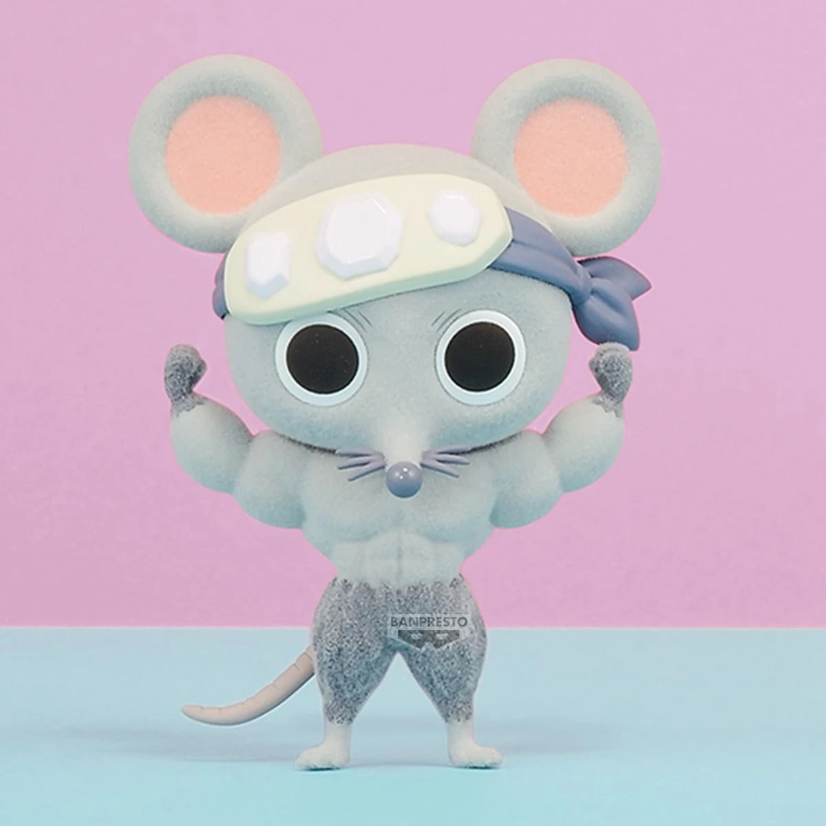 Banpresto 景品 鬼滅之刃 Fluffy Puffy 肌肉老鼠 A款