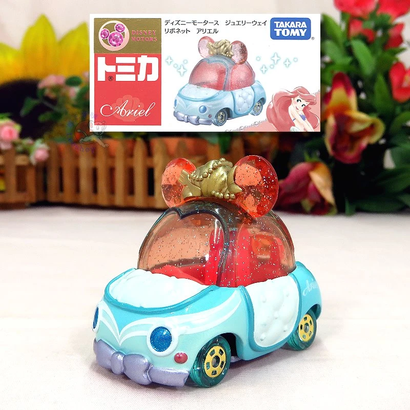 Tomica 迪士尼 JW 粉鑽蝴蝶結小車 小美人魚艾麗兒
