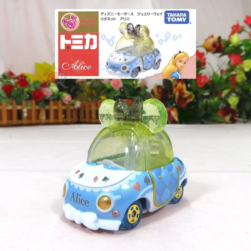 Tomica 迪士尼 JW 粉鑽蝴蝶結小車 愛麗絲