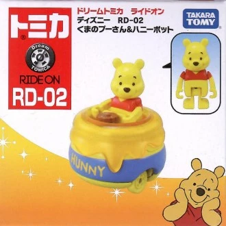 Tomica DT 騎乘系列 RD-02 迪士尼 維尼蜜蜂罐