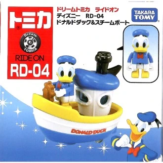 Tomica DT 騎乘系列 RD-04 迪士尼 唐老鴨蒸汽船