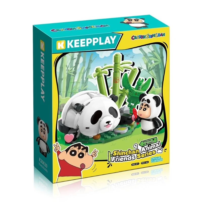 KEEPPLAY 三麗鷗 蠟筆小新 動物系列 熊貓小新
