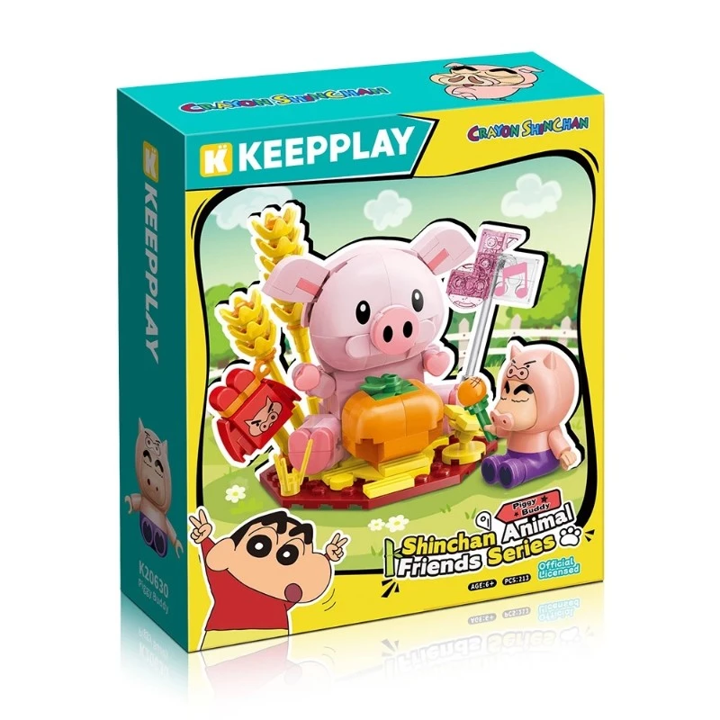 KEEPPLAY 三麗鷗 蠟筆小新 動物系列 豬豬小新