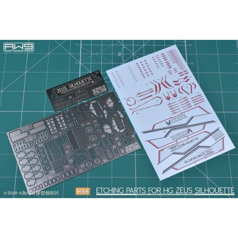 MADWORKS 鋼魂AW9 S68 HG 1/144 神王宙斯型外掛裝備 改造蝕刻片 附水貼