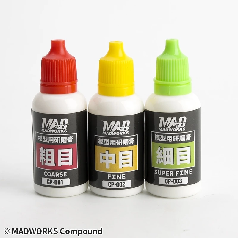 MADWORKS CP000 CP001-CP003 研磨膏套組 粗目/中目/細目
