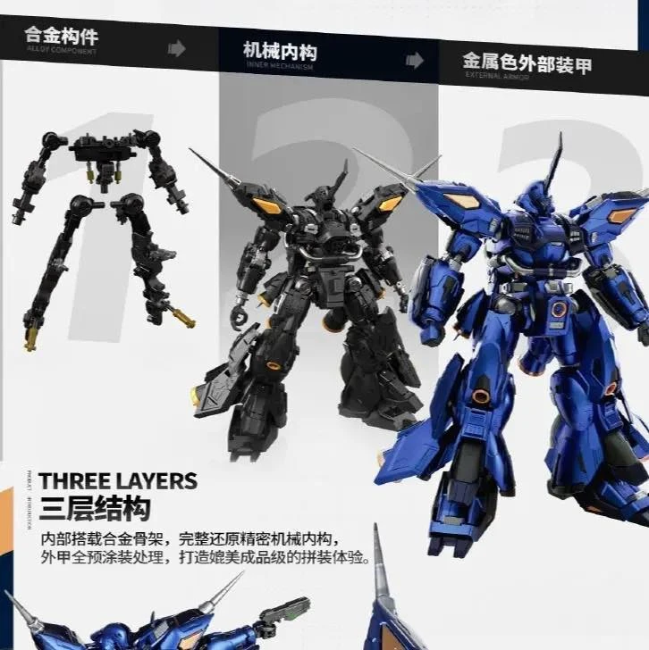 零界模玩 1/100 暗潮 DarkWave 驚異肯普法 合金骨架