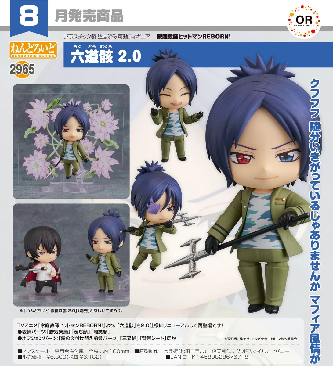 代理版 GSC 黏土人 家庭教師 六道骸 2.0