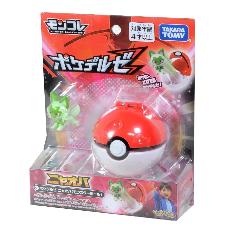 Takaratomy 精靈寶可夢 PokeDel-Z 寶可夢新決戰球 精靈球 新葉喵