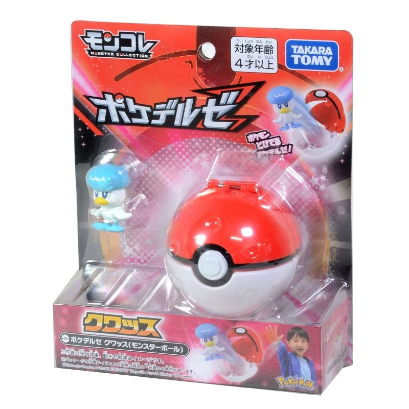 Takaratomy 精靈寶可夢 PokeDel-Z 寶可夢新決戰球 精靈球 潤水鴨