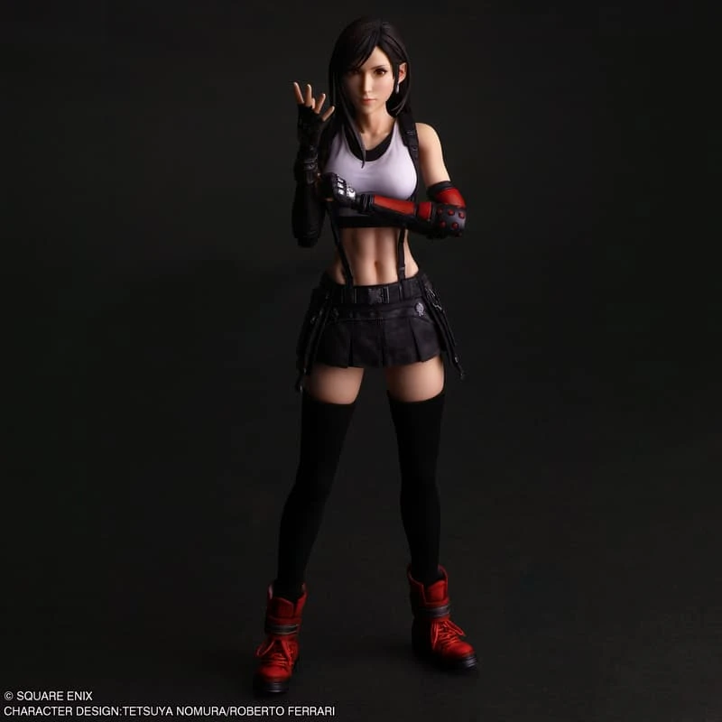 SQEX 史克威爾 PLAY ARTS真 太空戰士 最終幻想 FF7 重製版 蒂法 洛克哈特