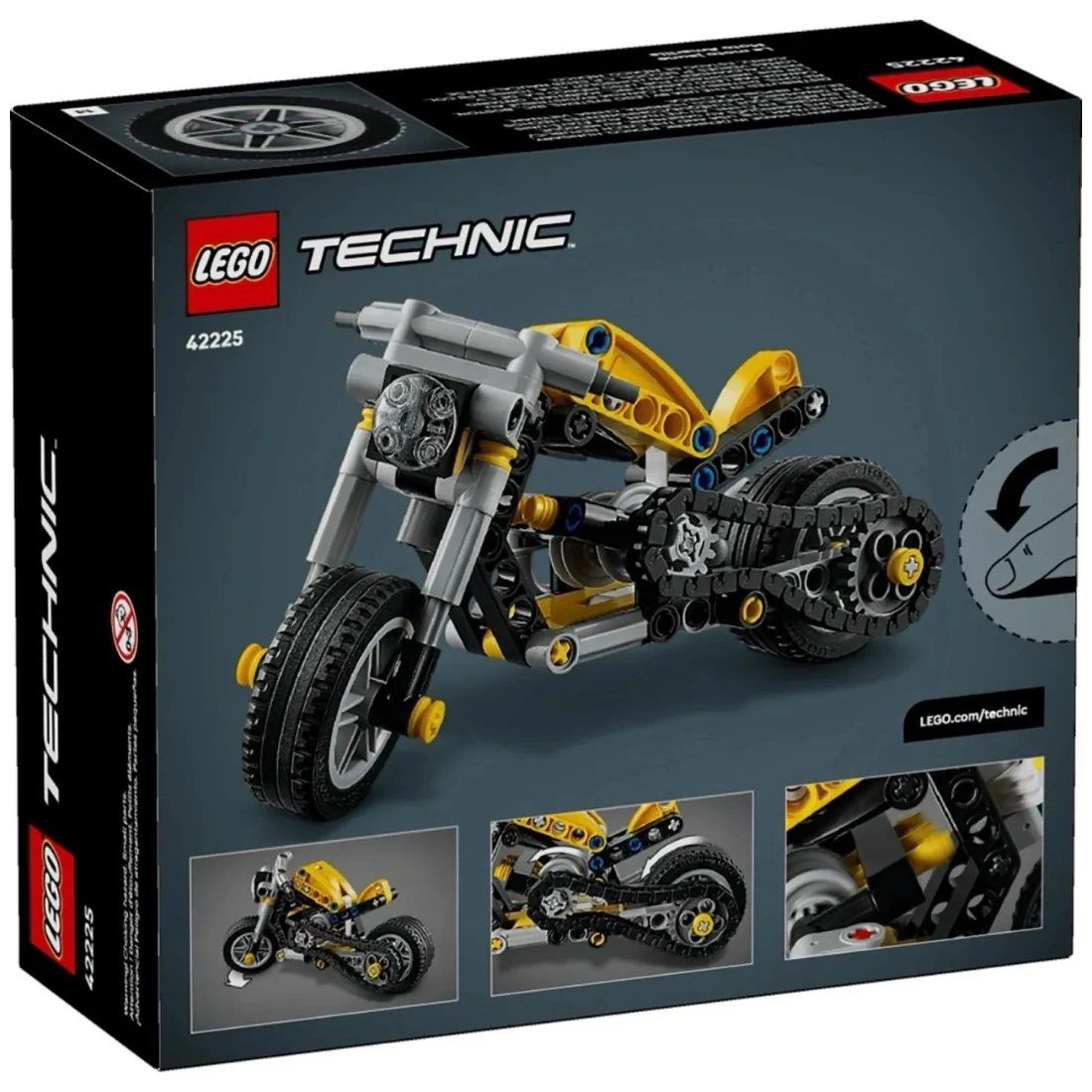 Lego 樂高 Technic 科技 42225 黃色摩托車