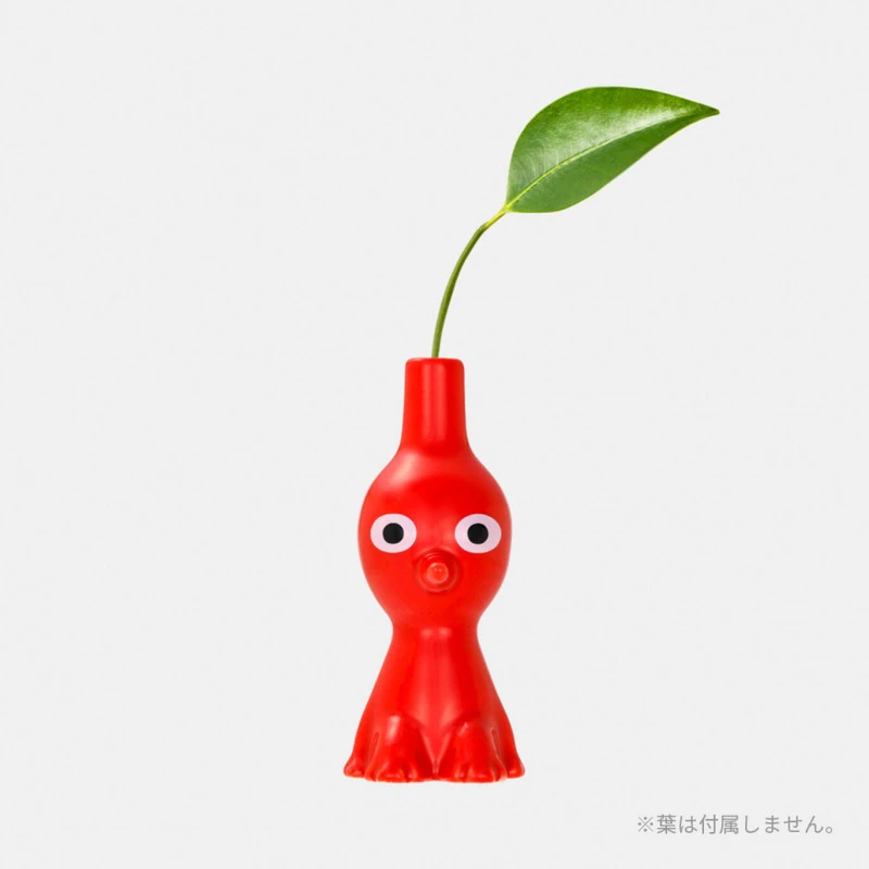 Nintendo 任天堂Pikmin 皮克敏陶瓷花瓶紅色