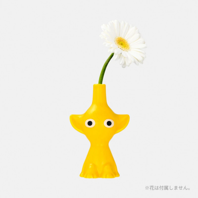Nintendo 任天堂Pikmin 皮克敏陶瓷花瓶黃色