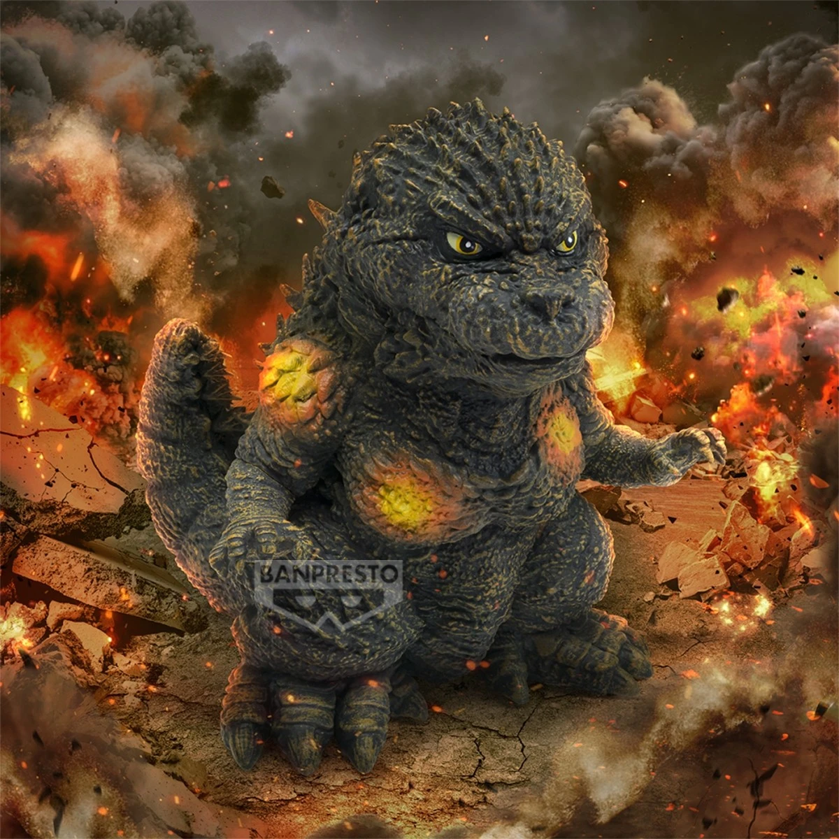 Banpresto 景品 鎮座獸 哥吉拉 -1.0 2023 砲彈衝擊
