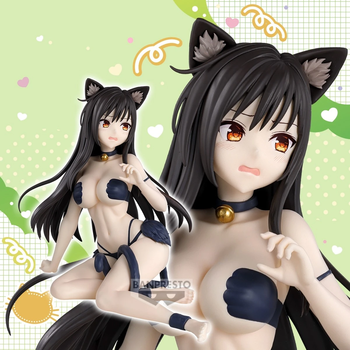 Banpresto 景品 出包王女 DARKNESS 古手川唯 貓咪裝扮收藏
