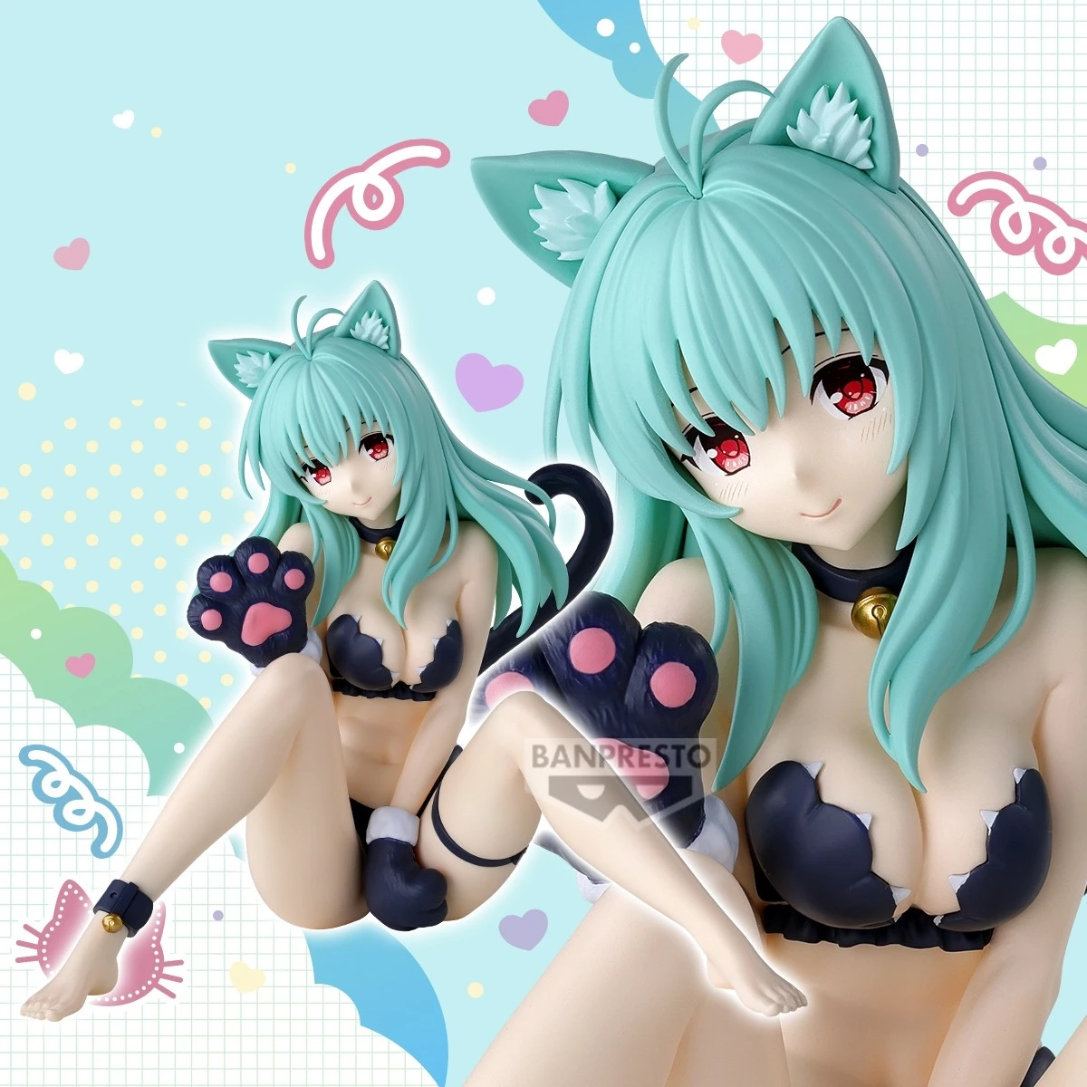Banpresto 景品 出包王女 DARKNESS 倫 艾爾西 裘利亞 貓咪裝扮收藏