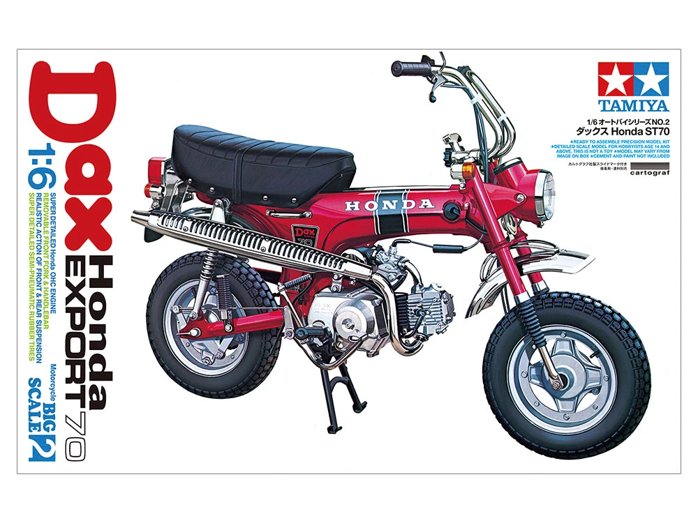 TAMIYA 16002 1/12 Dax Honda EXPORT 70