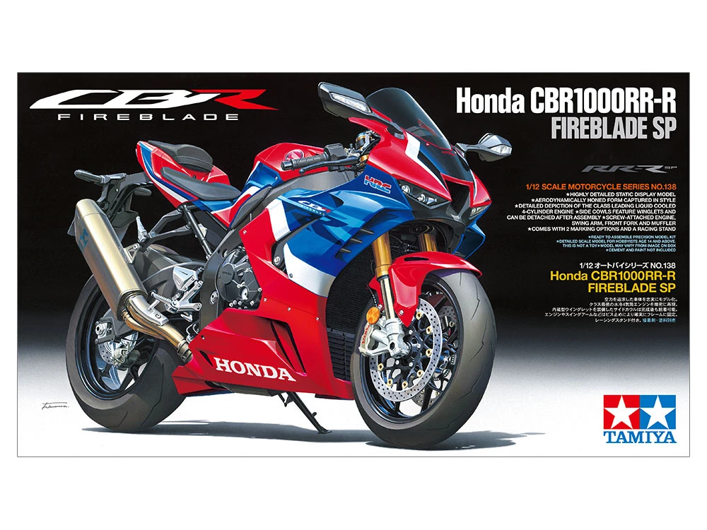 TAMIYA 14138 1/12 Honda CBR1000RR-R FIREBLADE SP