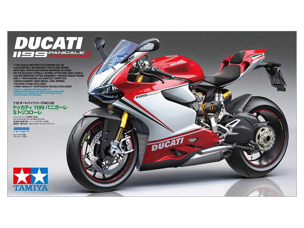 TAMIYA 14132 1/12 Ducati 1199 Panigale S Tricolore