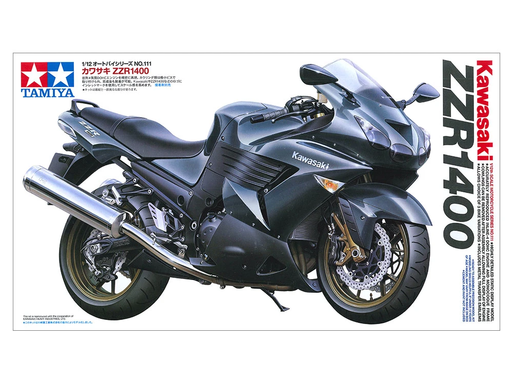 TAMIYA 14111 1/12 Kawasaki ZZR1400