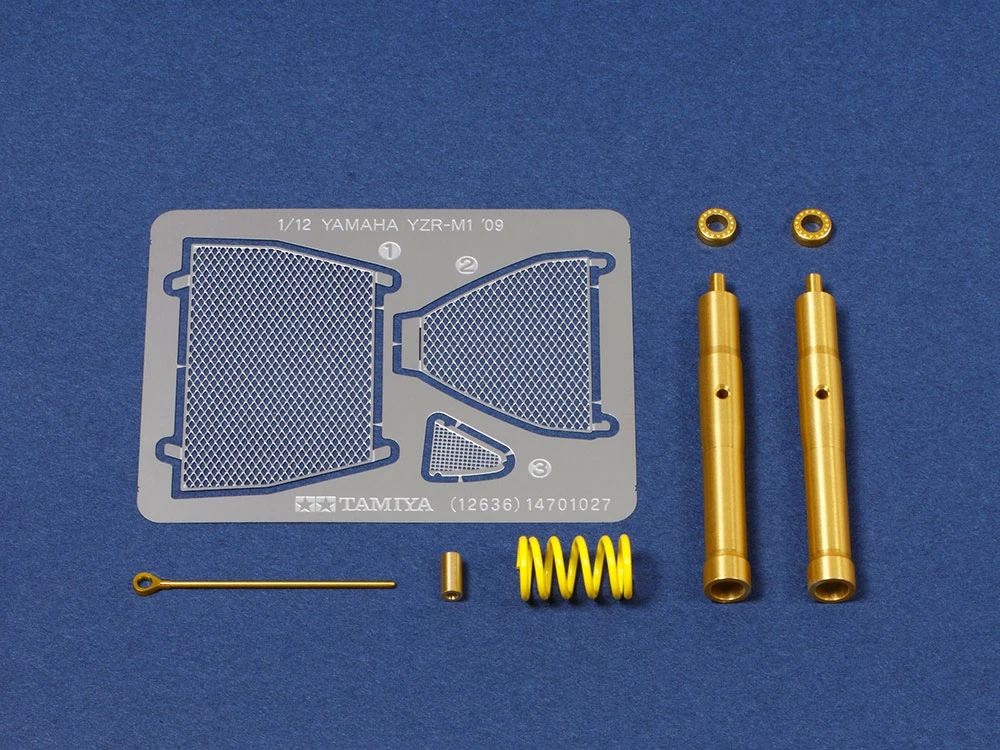 TAMIYA 12636 1/12 YAMAHA YZR-M1 2009 FRONT FORK 重型機車改裝套件(for 14117,14119,14120)