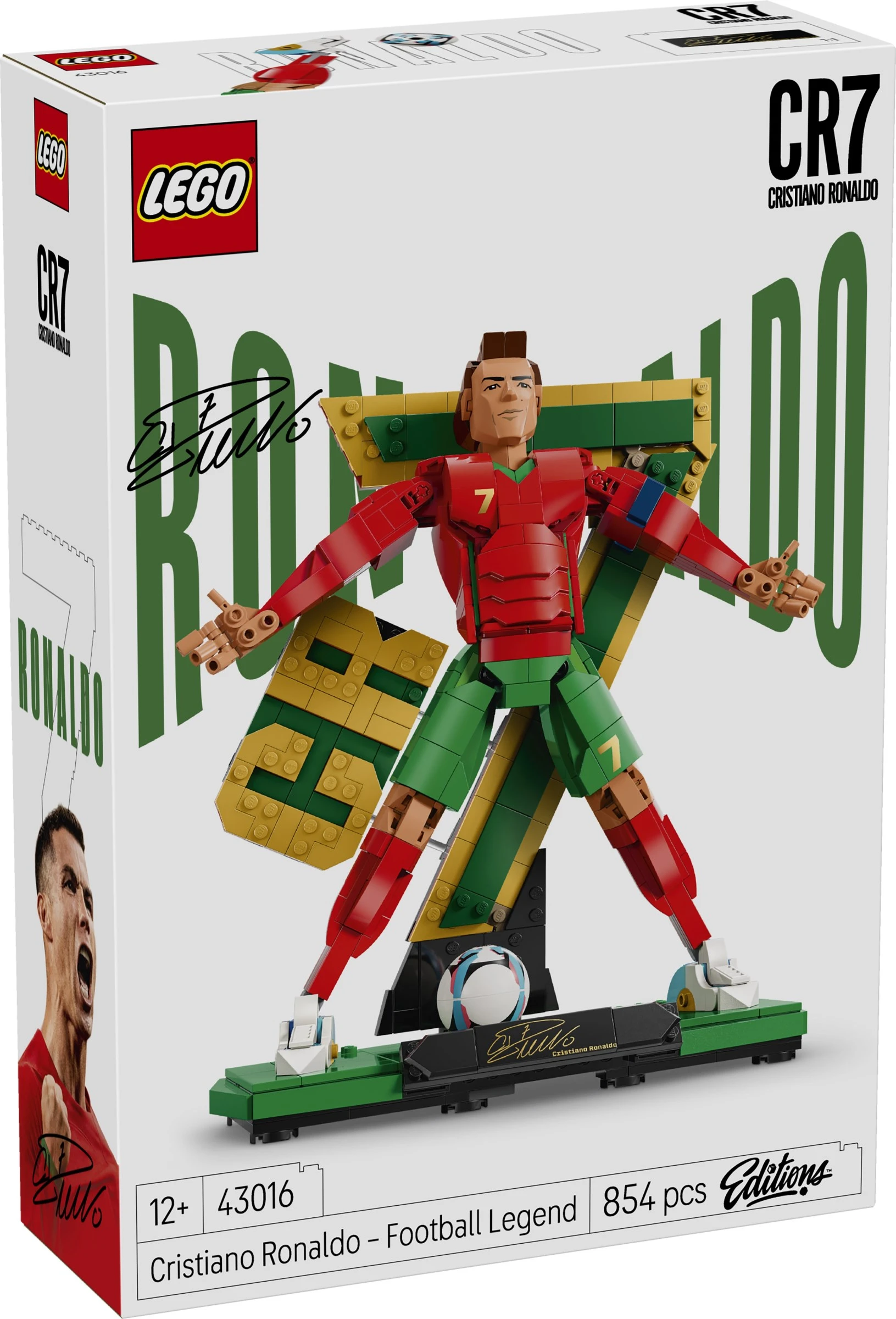 Lego 樂高 Editions 43016 FIFA 世界盃 Cristiano Ronaldo 足壇傳奇