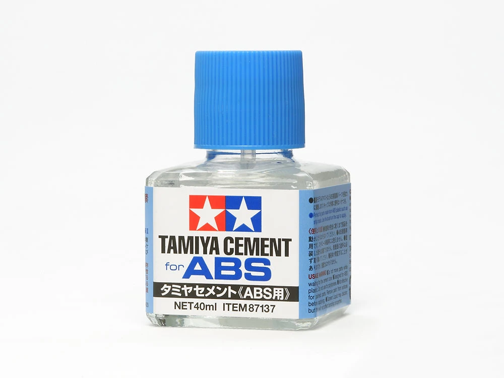 TAMIYA 87137 模型細節ABS樹脂專用膠水 藍蓋