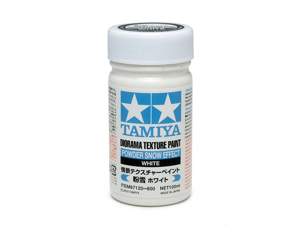 TAMIYA 87120 情景製作用水性塗料泥 粉雪 白色White
