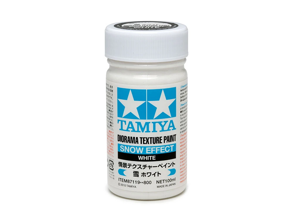 TAMIYA 87119 情景製作用水性塗料泥 雪地 白色White