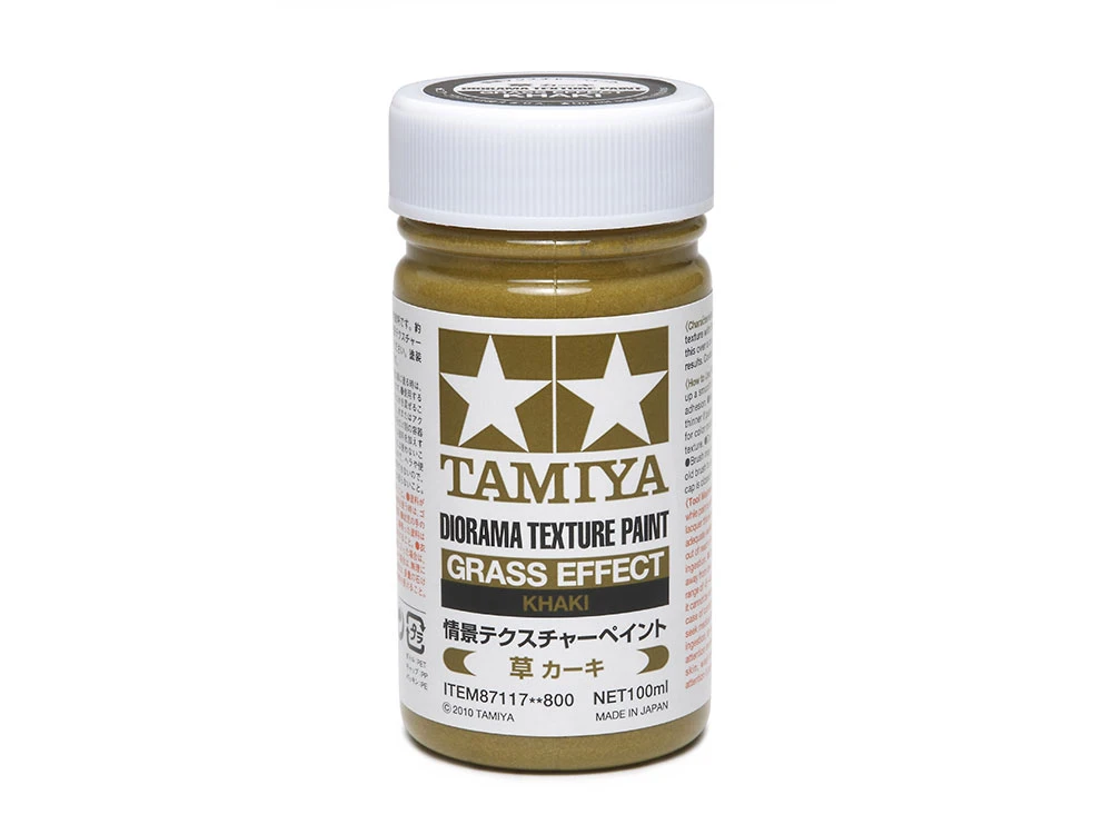 TAMIYA 87117 情景製作用水性塗料泥 草地 黃褐色Khaki
