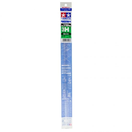 TAMIYA 70206 透明改造棒 H形邊長3mm,厚度1mm 5入