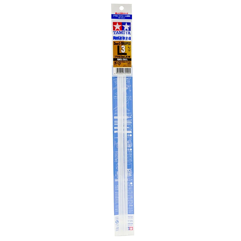 TAMIYA 70199 白色改造棒 L形邊長3mm,厚度1mm 6入