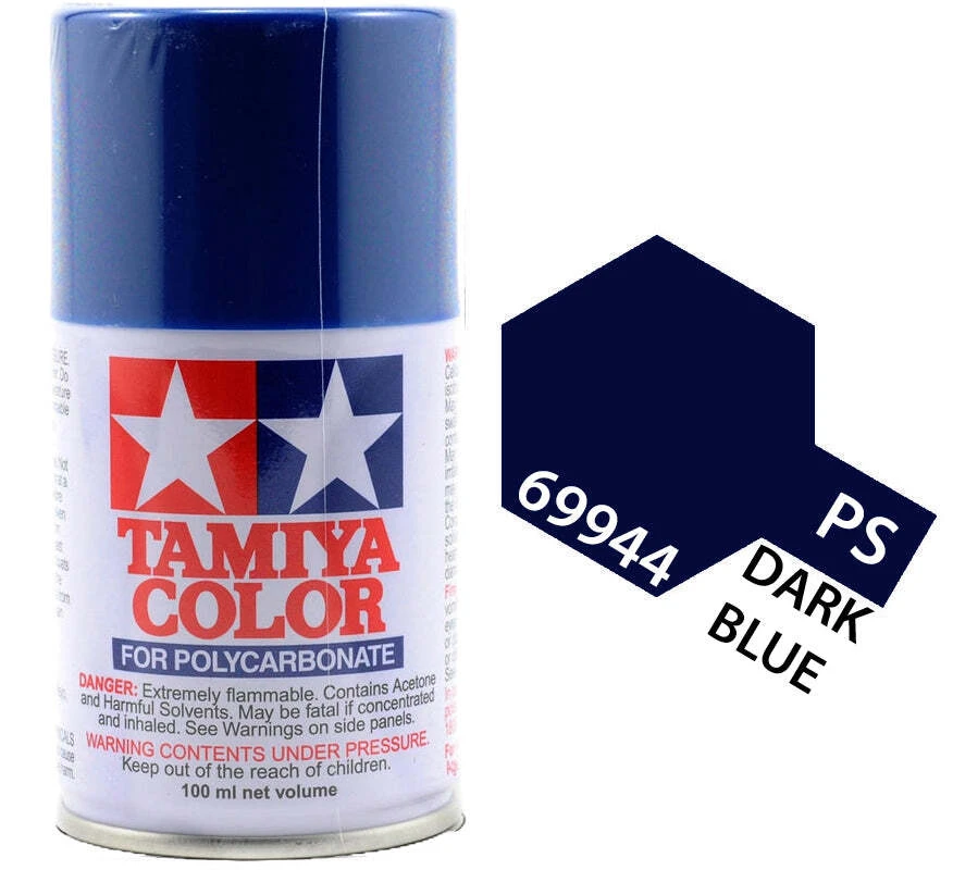 TAMIYA 69944 ps系列透明車殼專用限定版噴漆 深藍色Dark Blue