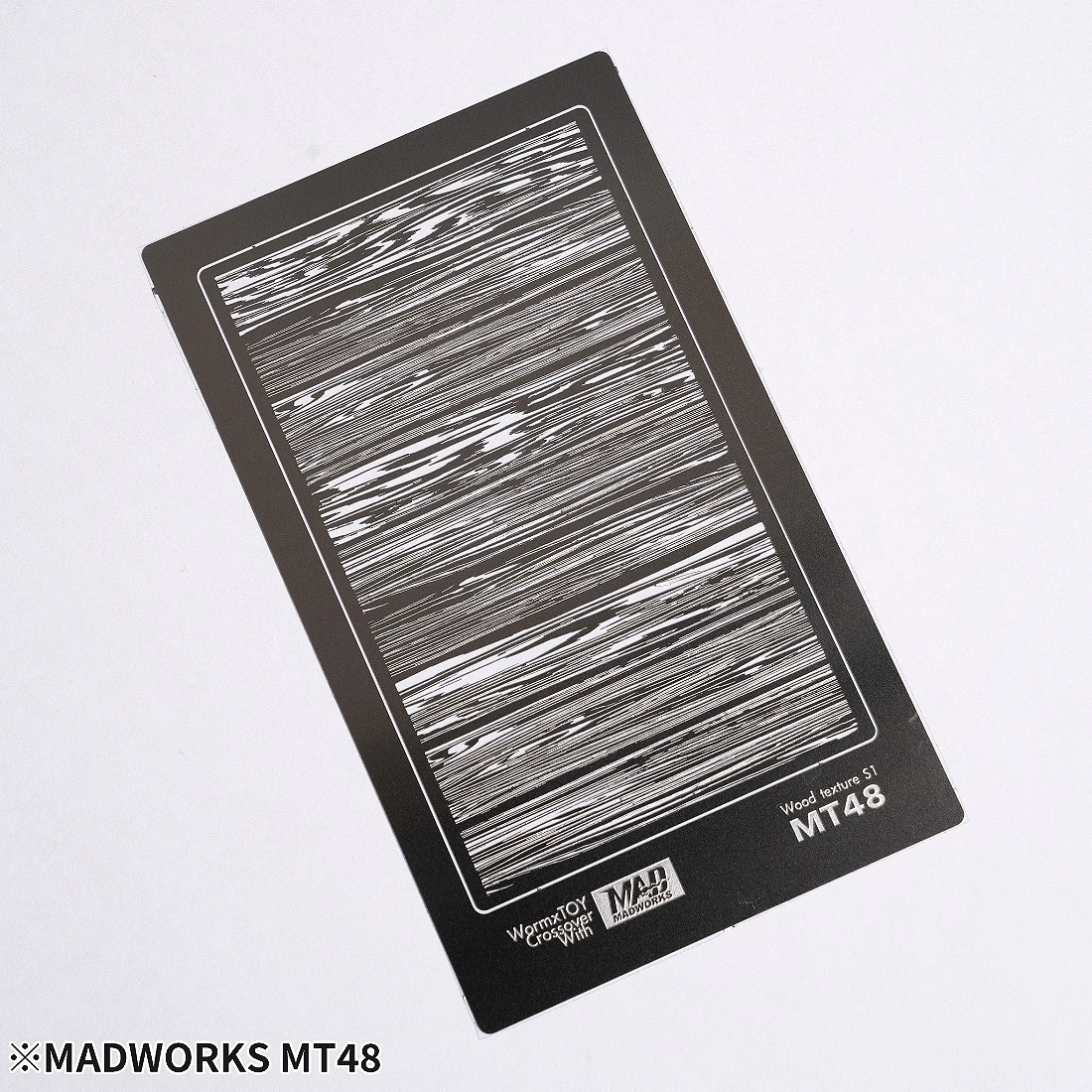 MADWORKS MT-48 特殊塗裝用質感遮噴板8 木紋S1特效遮噴版