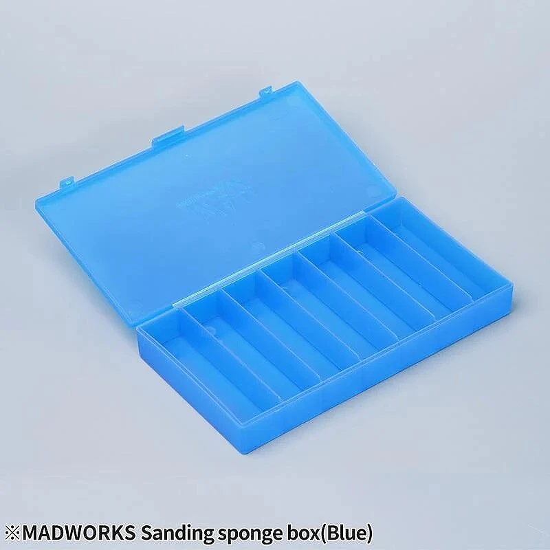 MADWORKS SSB-003 砂紙分裝盒 多用途 藍色款