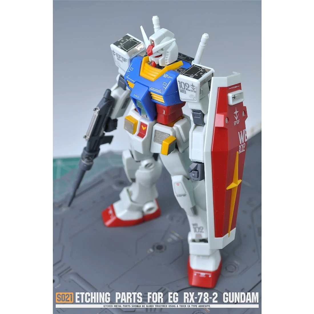 MADWORKS 鋼魂 AW9 S21 EG RX-78-2 蝕刻片水貼改造套件