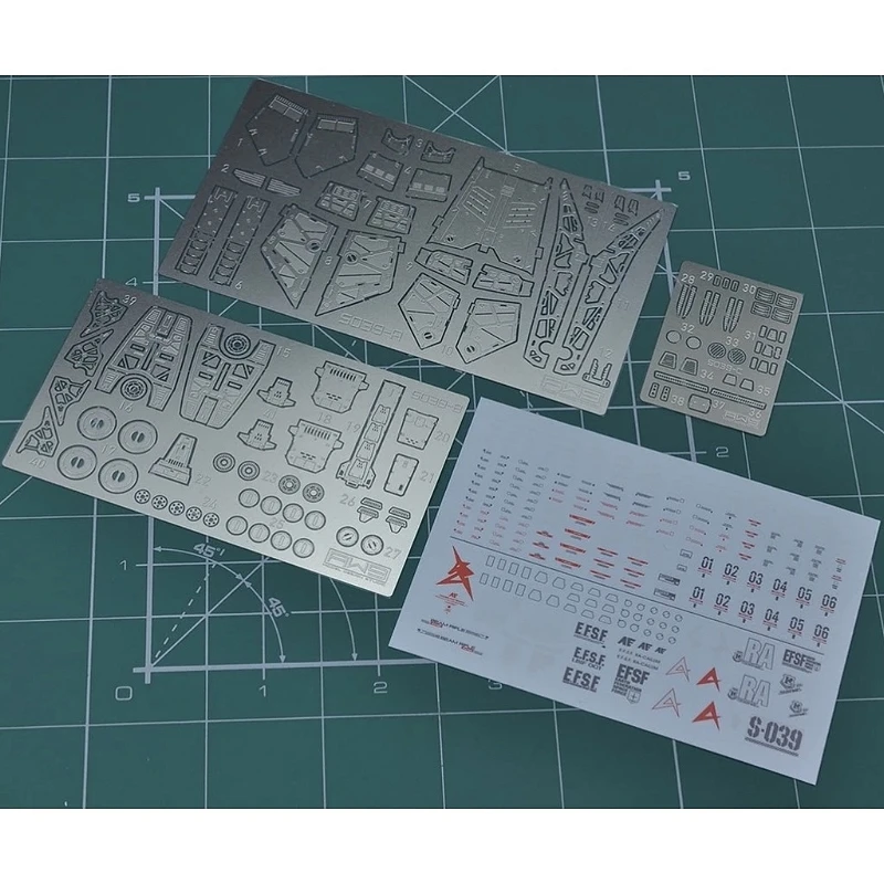 MADWORKS 鋼魂 AW9 S39 EG NU GUNDAM 牛鋼彈 專用細節蝕刻片