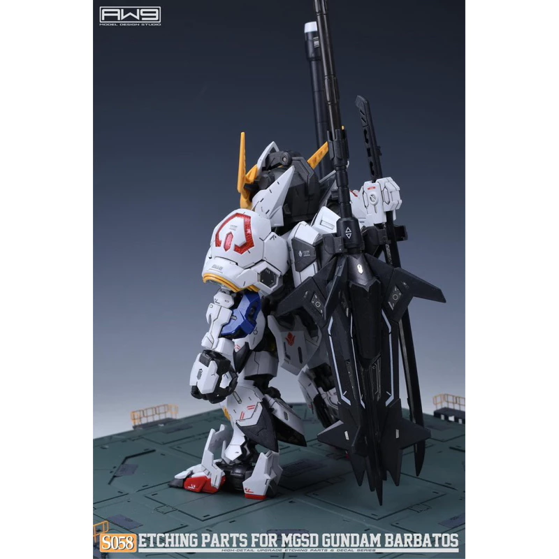 MADWORKS 鋼魂 AW9 S58 MGSD 獵魔鋼彈專用 改造蝕刻片 附水貼