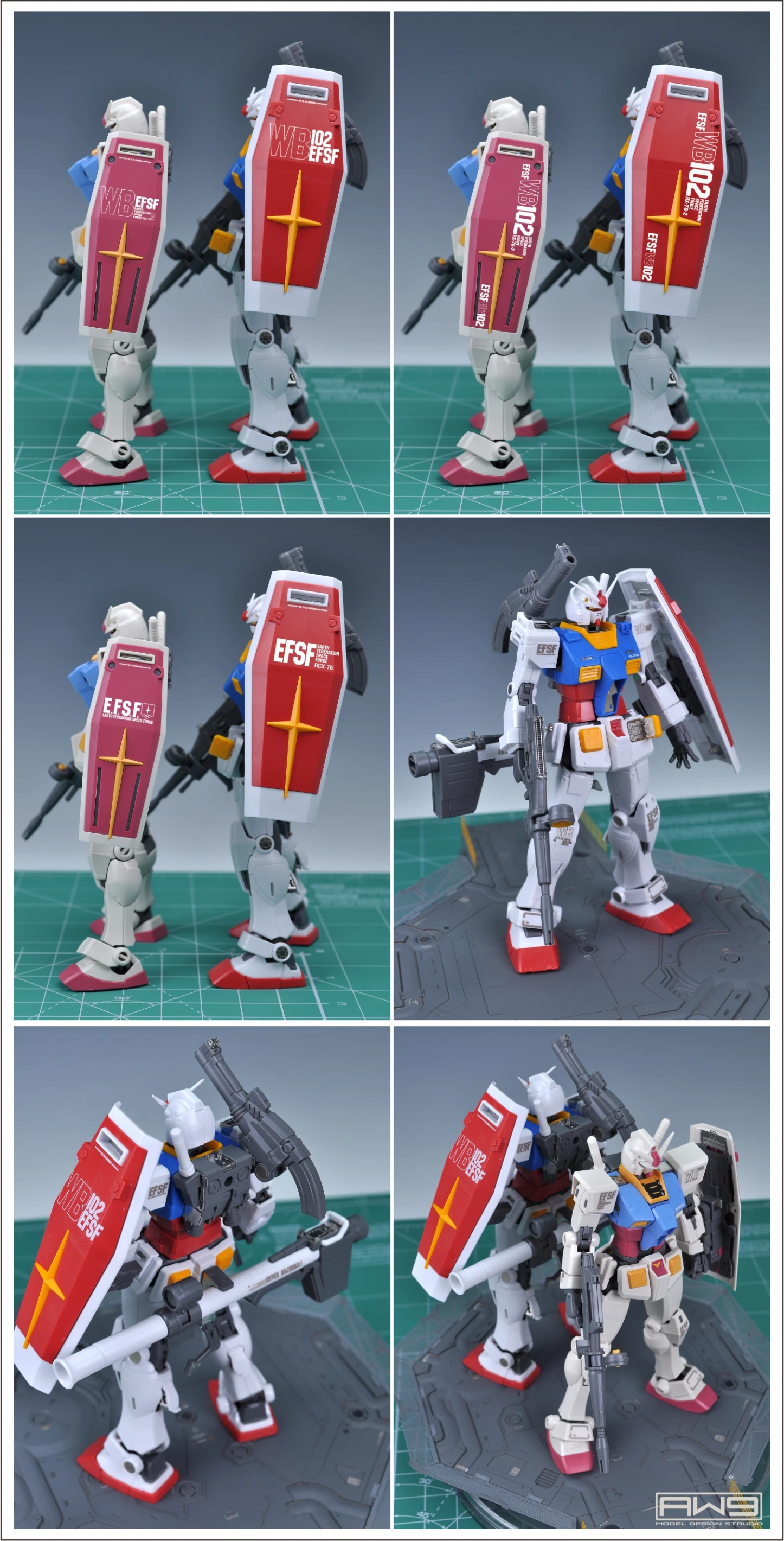 MADWORKS 鋼魂 AW9 S19 HG 1/144 RX-78-2 GTO BEYOND GLOBEL 改造蝕刻片 附水貼