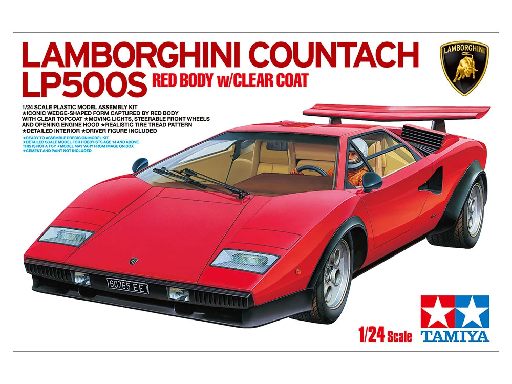 TAMIYA 25419 1/24 Lamborghini Countach LP500S