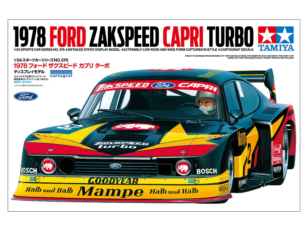TAMIYA 24376 1/24 1978 Ford Zakspeed Capri Tubro