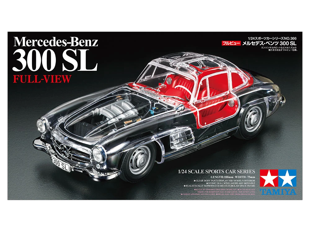 TAMIYA 24366 1/24 "Full View" Mercedes-Benz 300SL