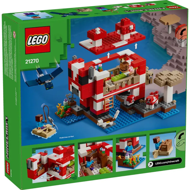Lego 樂高  Minecraft 創世神系列 21270 哞菇屋