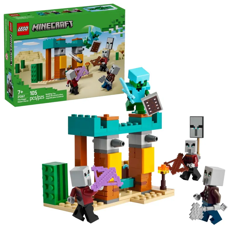 Lego 樂高  Minecraft 創世神系列 21267 災厄沙漠巡邏隊