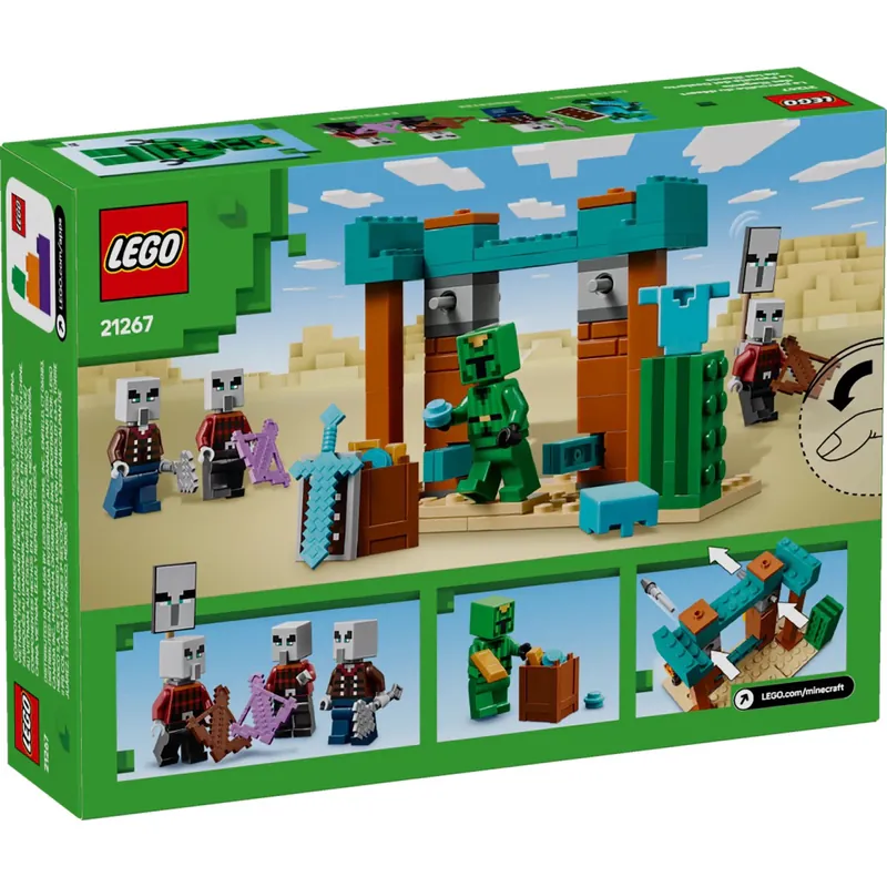 Lego 樂高  Minecraft 創世神系列 21267 災厄沙漠巡邏隊