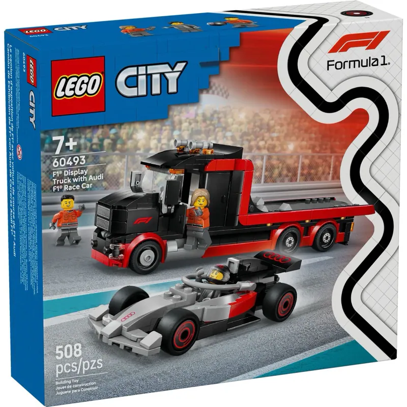 Lego 樂高 CITY城市 60493 F1展示用卡車 Audi F1賽車